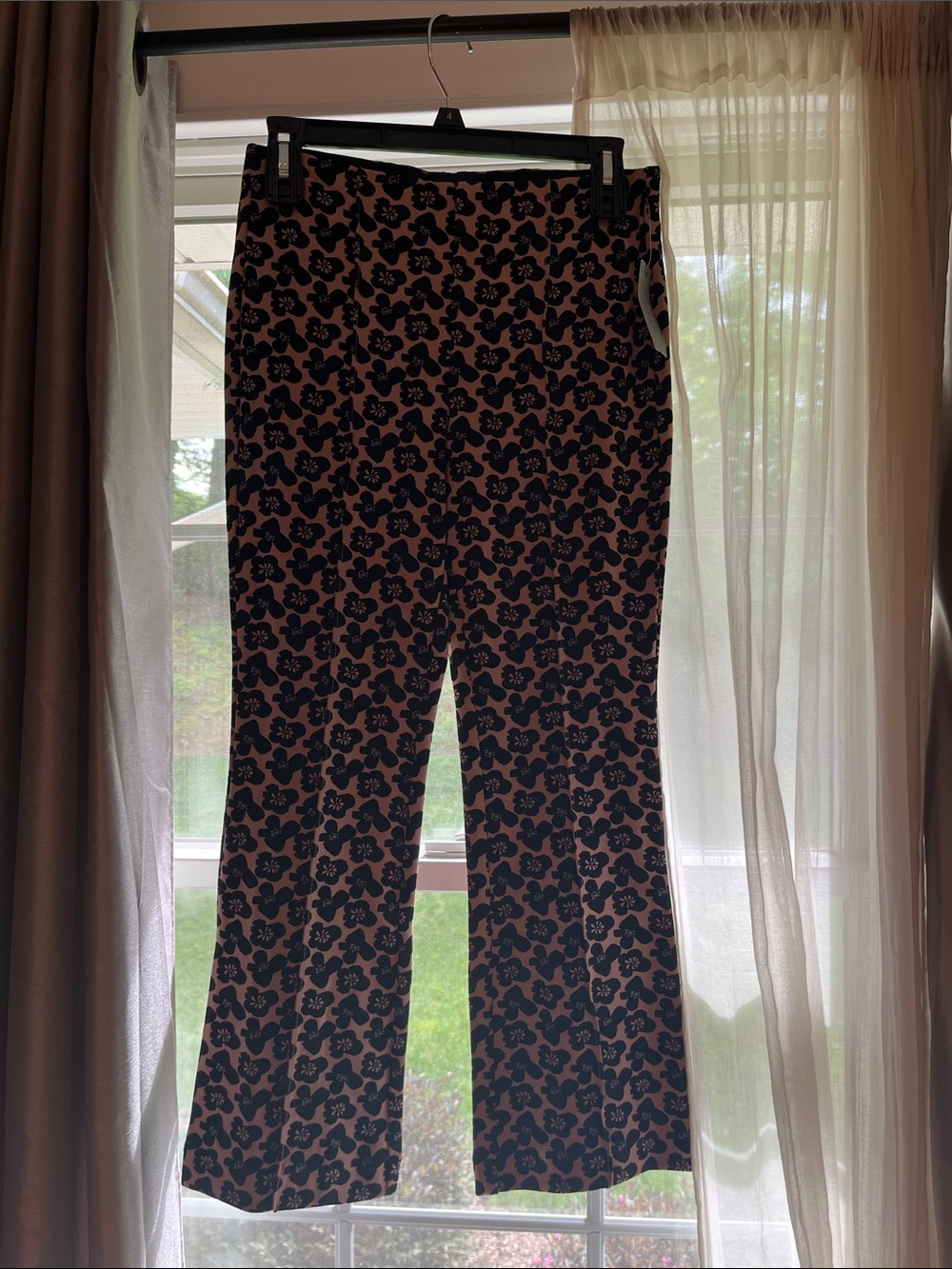 Maeve Margot pants XSP NWT brown flowers